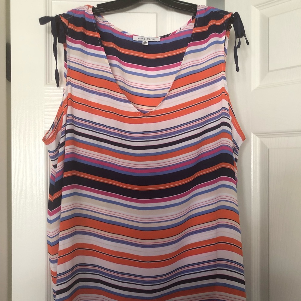 Olive Rose plus 2X top shirt blouse